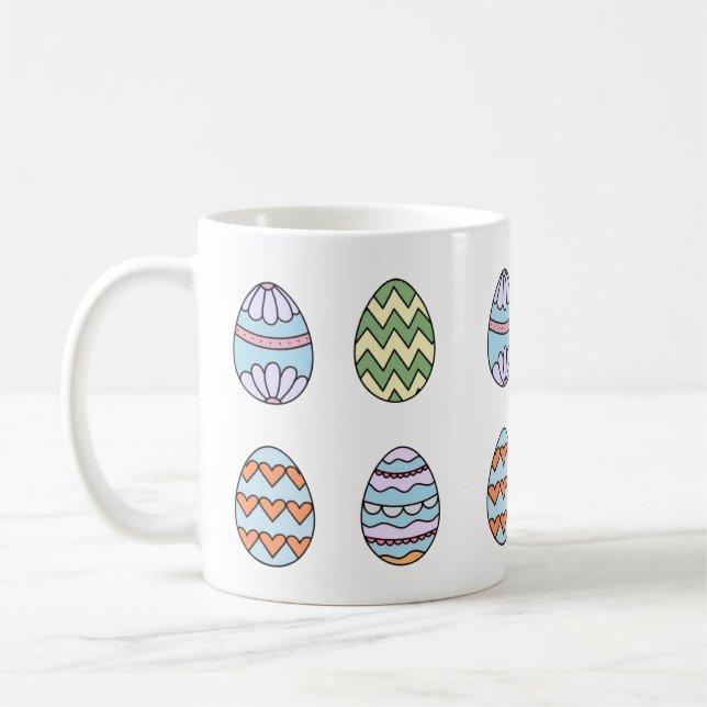 Cute Easter Eggs Mug style 2 (Left)