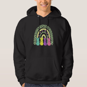 Cute Easter Gnome Rainbow Outfit Easter Eggs Hunti Hoodie
