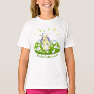 Cute Easter Goat Hatching from Easter Egg T-Shirt