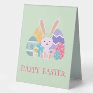 Cute Easter Group Eggs Happy Hoppy Easter day