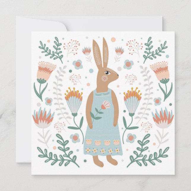 Cute Easter Holiday Card (Front)