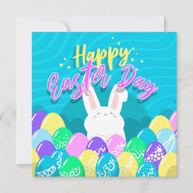 Cute Easter Holiday Card (Front)