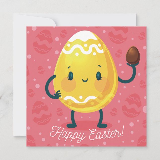 Cute Easter Holiday Card (Front)