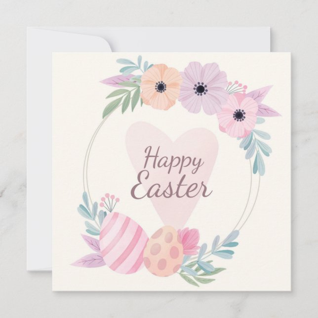 Cute Easter Holiday Card (Front)