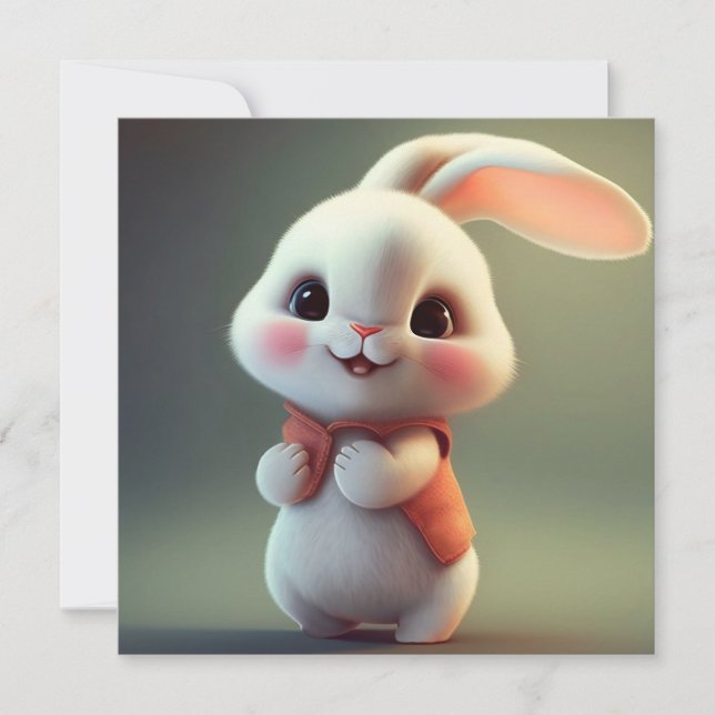 Cute Easter Holiday Card (Front)