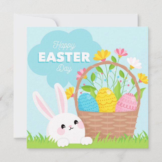 Cute Easter Holiday Card (Front)