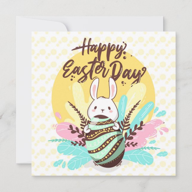 Cute Easter Holiday Card (Front)