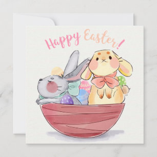 Cute Easter Holiday Card