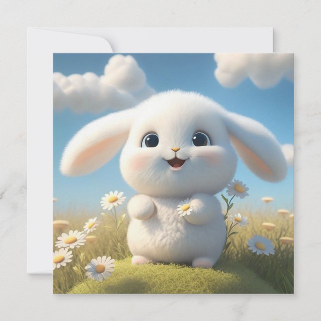 Cute Easter Holiday Card (Front)