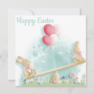 Cute Easter Holiday Card