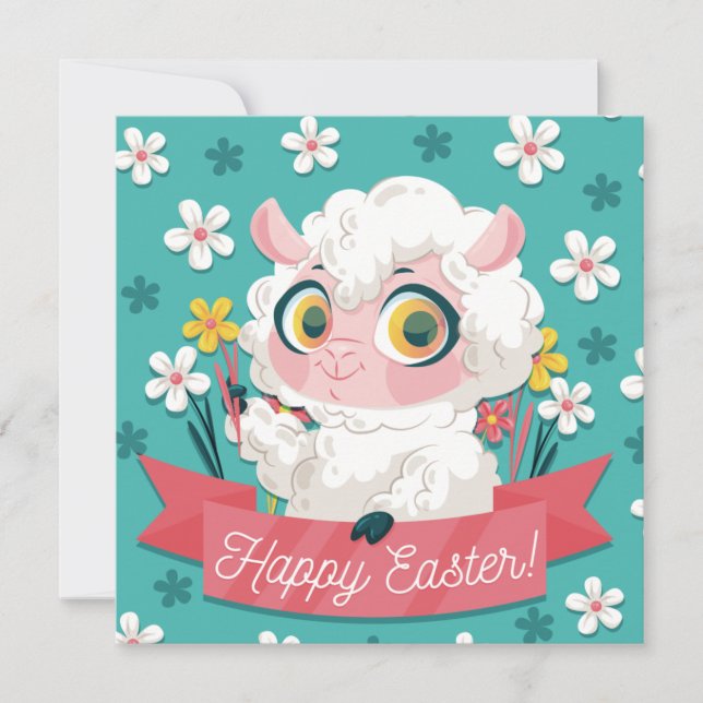 Cute Easter Holiday Card (Front)