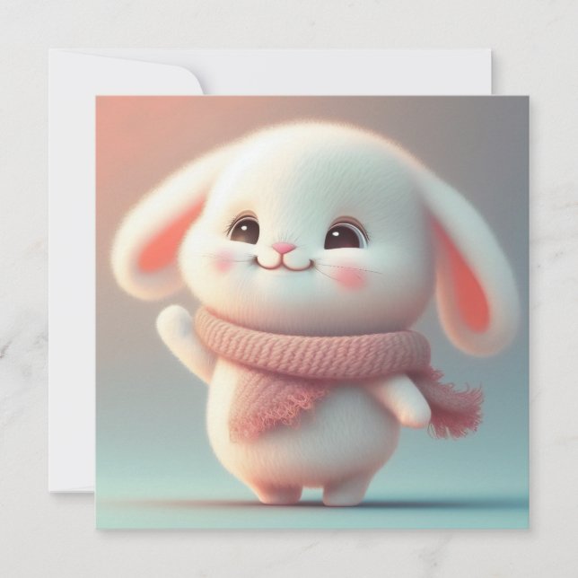 Cute Easter Holiday Card (Front)