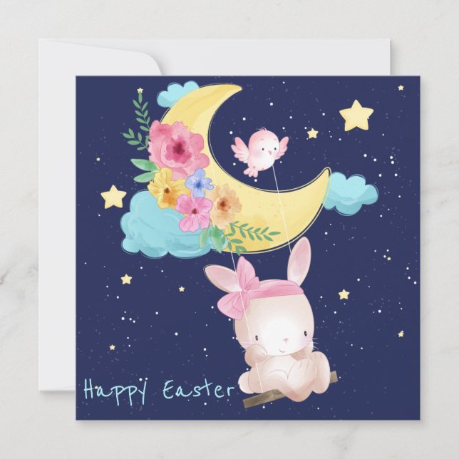 Cute Easter Holiday Card (Front)