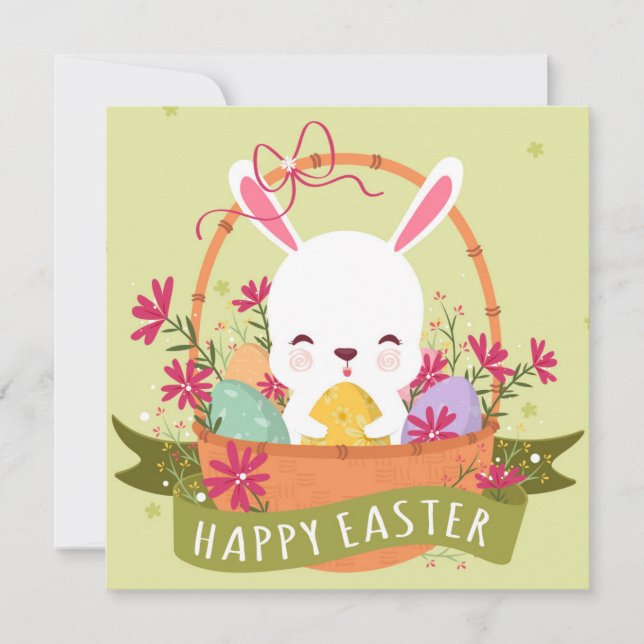 Cute Easter Holiday Card (Front)