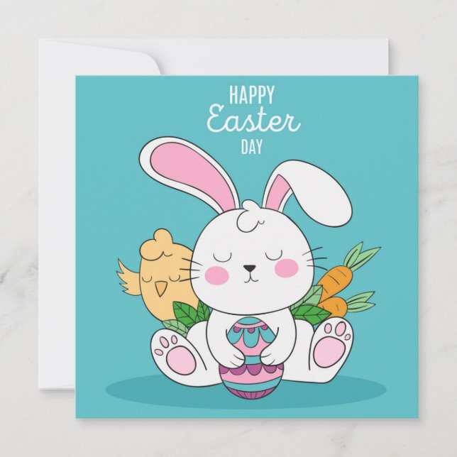 Cute Easter Holiday Card (Front)