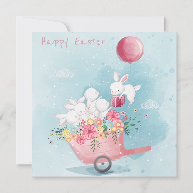 Cute Easter Holiday Card (Front)