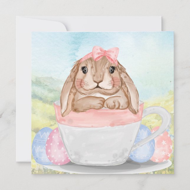 Cute Easter Holiday Card (Front)