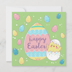 Cute Easter Holiday Card