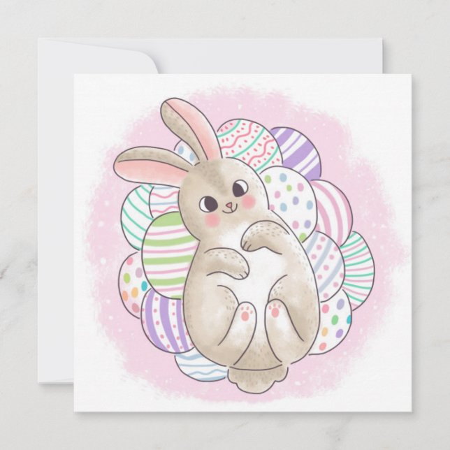 Cute Easter Holiday Card (Front)
