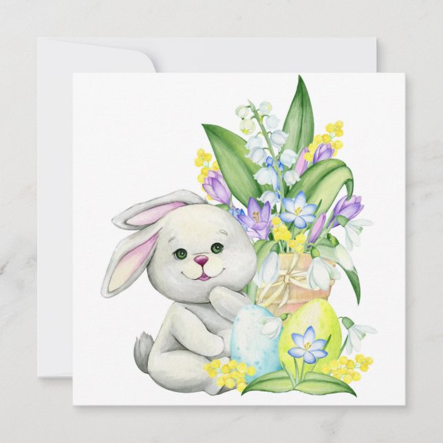 Cute Easter Holiday Card (Front)