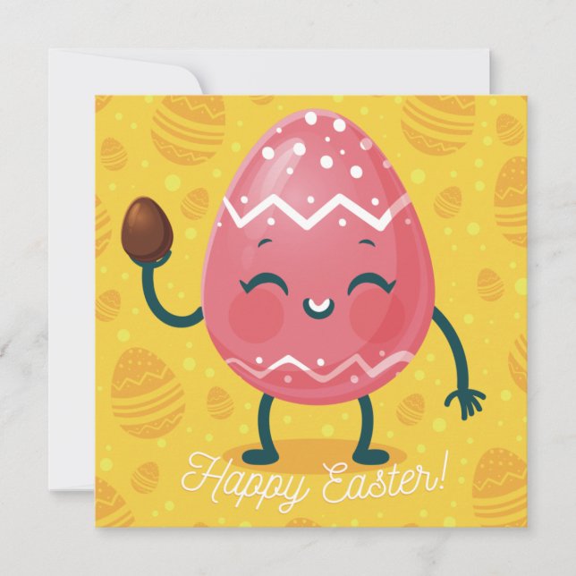 Cute Easter Holiday Card (Front)