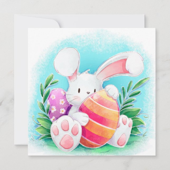 Cute Easter Holiday Card (Front)