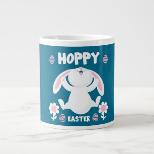 Cute Easter Holiday Rabbit Large Coffee Mug
