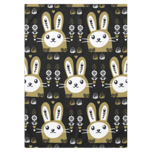 Cute Easter Holiday Rabbit Tablecloth