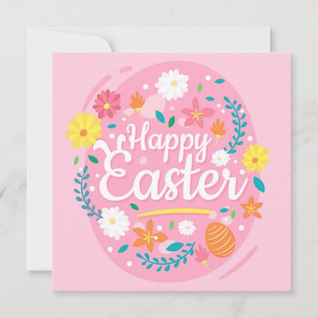 Cute Easter Invitation (Front)