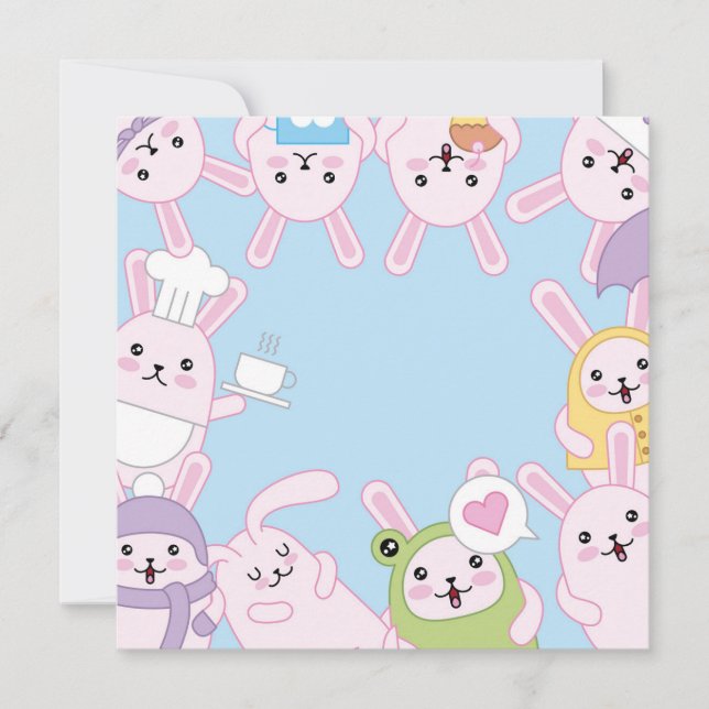 Cute Easter Invitation (Front)