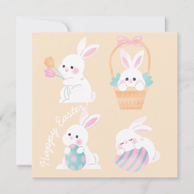 Cute Easter Invitation (Front)