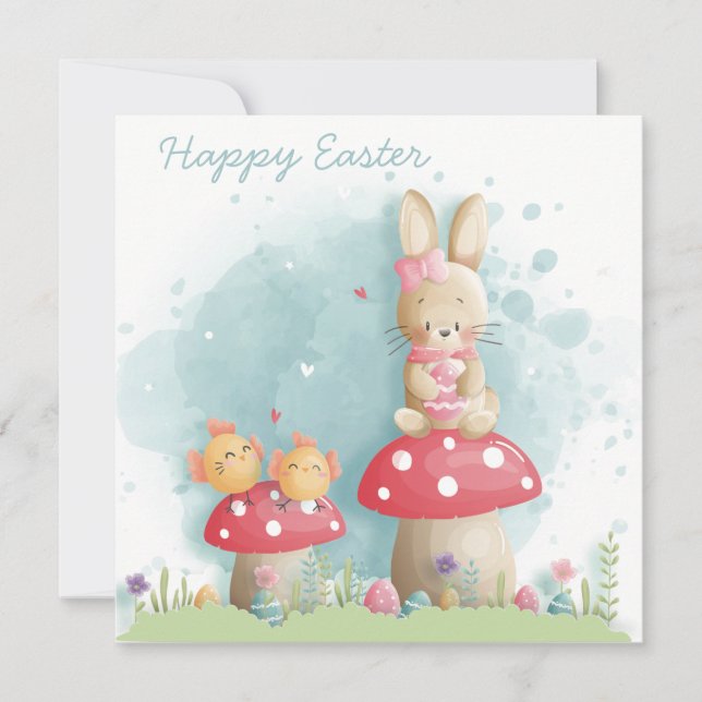 Cute Easter Invitation (Front)