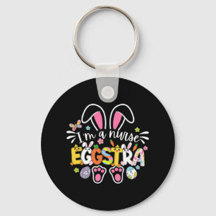 Cute Easter Nurse Eggstra Medical Crews Bunny Medi Key Ring