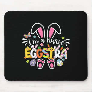 Cute Easter Nurse Eggstra Medical Crews Bunny Medi Mouse Mat