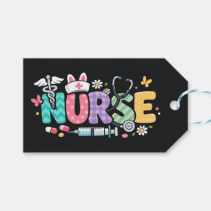 Cute Easter Nurse Medical Humor Gift Tags