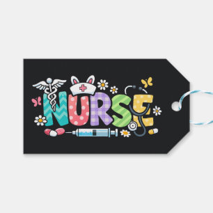 Cute Easter Nurse Medical Humor Gift Tags