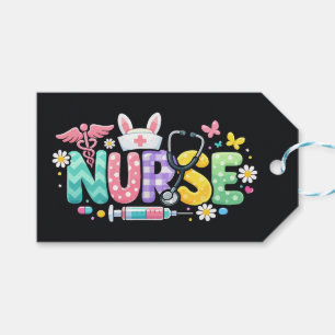 Cute Easter Nurse Medical Humour Gift Tags