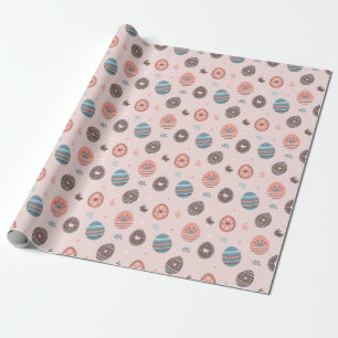 Cute Easter Pattern Wrapping Paper