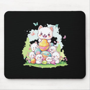 Cute Easter Puppies; Style With This Funny And Cut Mouse Mat