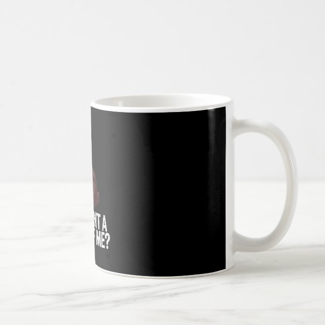 Cute Easter Rabbit Do You Want A Piece Of Me Choco Coffee Mug (Right)
