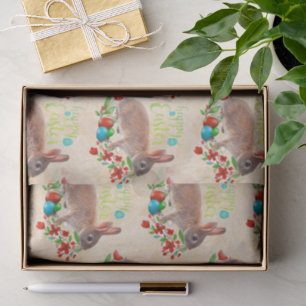 Cute Easter Rabbit Pattern Decoupage Craft / Party Tissue Paper