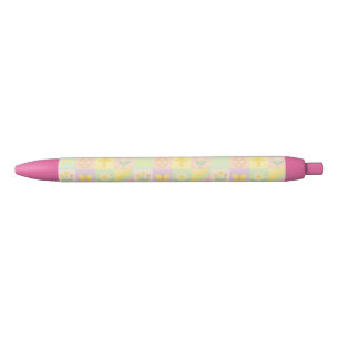 Cute Easter/spring patterned Black Ink Pen