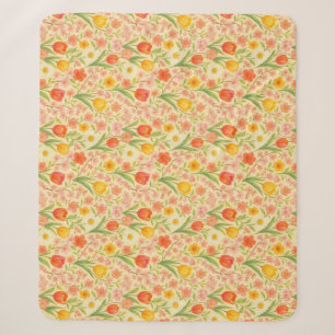 Cute Easter/spring patterned flowers Sherpa Blanket