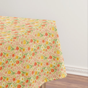 Cute Easter/spring patterned flowers Tablecloth