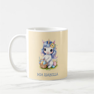 Cute Easter Spring Unicorn Customisable Mug