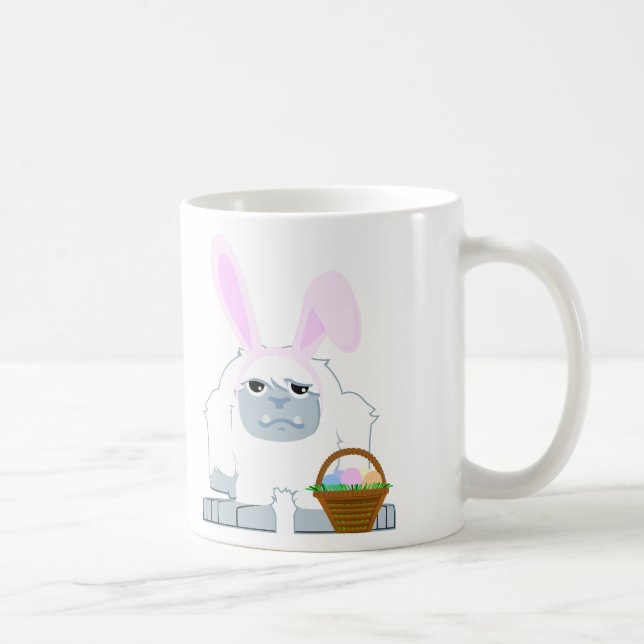 Cute Easter Yeti Coffee Mug (Right)