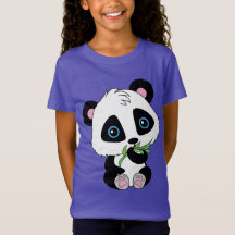 Cute eating bamboo Panda Bear
