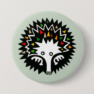 Cute ECHIDNA -Australia -  Wildlife - 7.5 Cm Round Badge