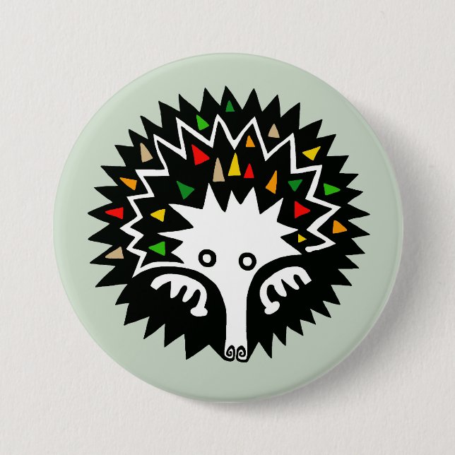 Cute ECHIDNA -Australia -  Wildlife - 7.5 Cm Round Badge (Front)