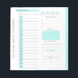 Cute Editable Tear Away Daily Planner  Notepad<br><div class="desc">Cute Editable Tear Away Daily Planner Notepad</div>